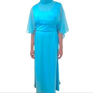 Vintage Handmade Gown Sz Med